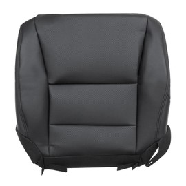 Priprilod Black Leather Front Driver Side Bottom Replacement Seat Cover Compatible with Honda Accord Sedan 2013 2014 2015 2016 2017