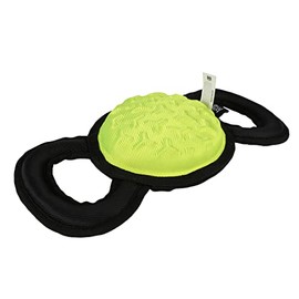 EBI Tug-o-War Dog Toy with Pulley - Y 30 x 13 x 5.5 cm, Yellow, Very Strong and Heavy Duty, High Quality EVA Foam with Oxford Fabric with Squeeze, 3D Fabric