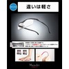 Hazuki Magnifier Magnification Magnification Replacement Warranty Large 1.32x Clear Lens,