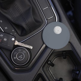 Mercury, Joyride Home Decor, Single Ceramic Car Coaster, 2.65-inch Individual Circle Coaster, Vehicle Accessory, Keeps Car Cup Holder Clean, Express Your Style.