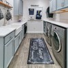 Falflor Farmhouse Laundry Room Rug Runner 20"X59" Non Slip Waterproof
