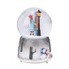 Yunir Snow Globe Music Box Crystal Ball with LED Light