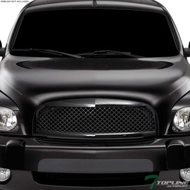 TLAPS 7422440027035 Compatible With 2006-2011 Chevy HHR Glossy Black Mesh Front Bumper Grill Grille