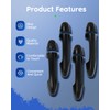 LUJUNTEC Exterior Door Handle Covers Compatible with 2016-2022 for Toyota