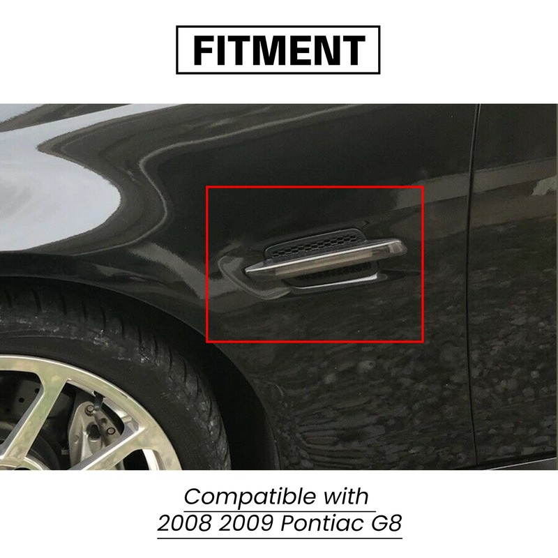 ECOTRIC Front Fender Side Marker Lights Compatible with 2008 2009