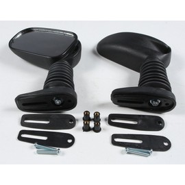 SPI Snowmobile Mirrors - Tall Double Pivot Style for Polaris, Replaces OEM# 2871675