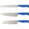 Oster Langmore 15-Piece Stainless Steel Cutlery Knife Block Set with