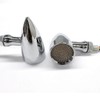 2pcs Chrome 15 LED Motorcycle Stop Brake Running Turn Signal