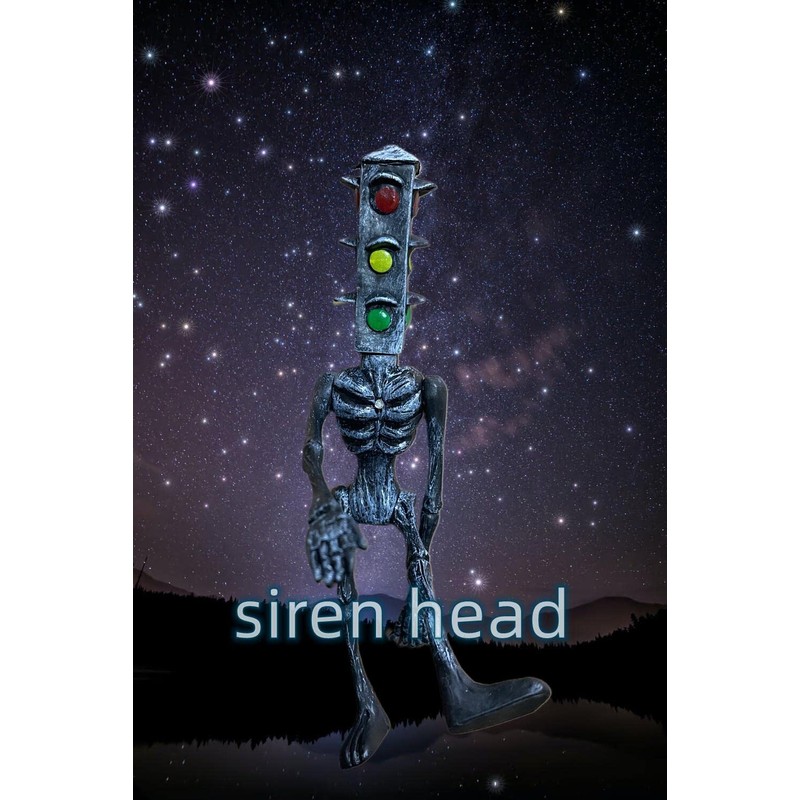 POPRORE 4 PCS Siren Head Action Figure Monster Siren Head