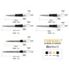 CUESOUL Touch Point II Replacement Dart Steel Point, Steel Tips,