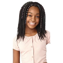 Outre X-Pression LiL Looks Crochet Braid BOX BRAID 10" (5-PACK, 1B)