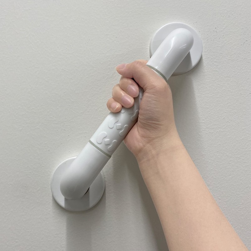 Bathroom Grab Rail with Anti-Slip Grip and Luminous Circles Bath