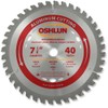 Oshlun SBNF-072540 7-1/4-Inch 40 Tooth TCG Saw Blade with 5/8-Inch