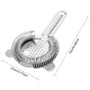 Yinore 2x Cocktail Strainer Stainless Steel Bar & Home Strainer