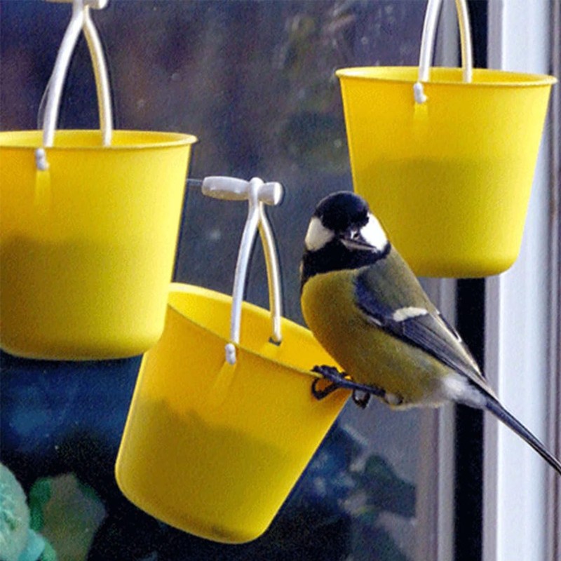 Ferris Wheel Bird Feeder Dynamic Design Endless Fun Outdoor Hanging