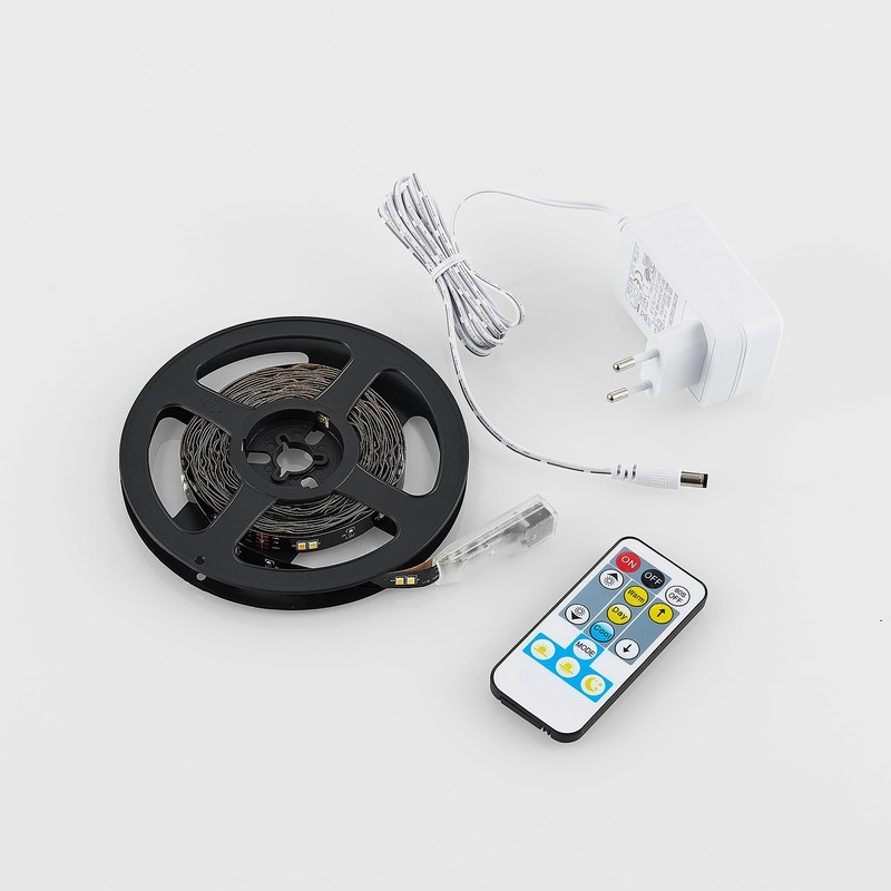 Reality Leuchten R65565102 LED Strip Chip Plastic Black with 17.5