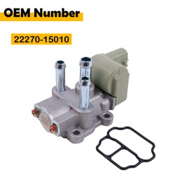 ELSOON 22270-15010 Idle Air Control Valve with Gasket Compatible with Toyota Celica 1994-1995, Toyota Corolla 1993-1995