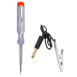 Test Lamp Car Circuit Test Pen 6-24 V Voltage Tester with Test Lamp and Crocodile Clip for Circuits Fuses Switches and Lines