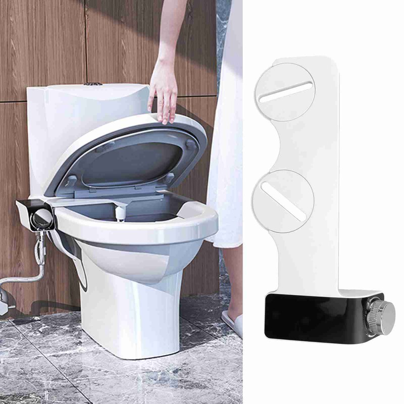 Bidet Toilet Seat Attachment NonElectric Dual Nozzle Adjustable Pressure SelfCleaning(G9/16