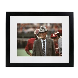 College Football Coach Paul Bear Bryant Crimson Framed & Matted 11x14 Photo
