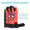 Miokkley Kids Fingerless Bike Gloves, Spider Superhero Sport Gloves for