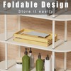 Foldable Bathtub Caddy Tray for Tub,Bamboo Expandable Bath Table Trays,Premium