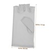 Healvian 5pairs Uv Fingerless Gloves for Gel Nail Manicures Protective