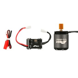 NMNRC 1212 3500kv Brushless Motor & 25A Brushless ESC & Transmission Case Kit for FMS 1/24 FCX24 Power Wagon Smasher 1/18 FCX18 K10 K5 LC80 Upgrades Part