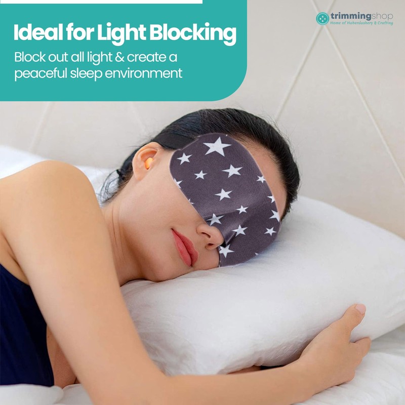 Trimming Shop 1pc 3D Sleep Eye Mask with Adjustable Strap