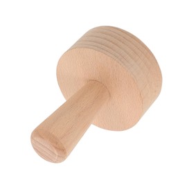 LABRIMP Egg Tart Press Tool Wood Pastry Tamper for Even Crusts Non Stick Tartlet Mold for Home Bakers Chefs Effortless Demolding with Wooden Base for Baking Desserts