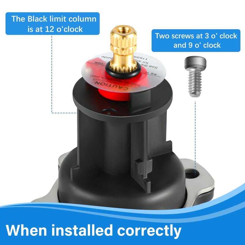 GP76851 Mixer Cap and GP500520 Pressure Balancing Unit Kit, Compatible
