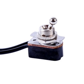 Gardner Bender GSW-125 Electrical Toggle Switch, SPST, ON-OFF, 6 A/125V AC, 6 inch Wire Terminal