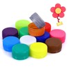 100 pcs Plastic Bottle Caps DIY Craft Plastic Bottle Lids