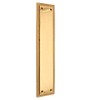 5mm Heavy Duty Solid Cast Brass Georgian Finger Plate Door
