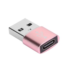 Usb 3.1 Type C Female To Usb 3.0 Male Adapter Converter | Type-C Female To Usb 3.0 Male Adapter | Usb C 3.1 Type C Female To Usb 3.0 Type A Male Port Converter For Android Mobiles. (Pink)