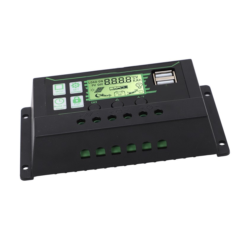 Solar Charge Controller 20A 2 USB Output PWM Control 3