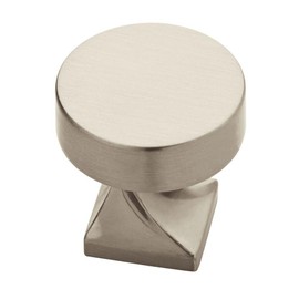 Liberty Everly Round 1.12 in. (28.5 mm) Satin Nickel Cabinet Knob