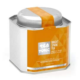 Bright Spark Tea Loose Leaf Caddy Tin