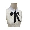 Vpang Detachable Fake Collar Lapel Plaid Blouse False Collar Choker
