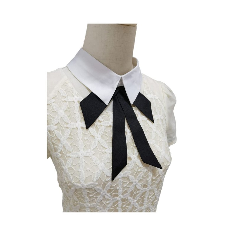 Vpang Detachable Fake Collar Lapel Plaid Blouse False Collar Choker