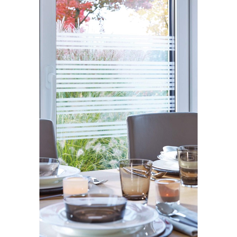 d-c-fix window film privacy Clarity static cling stripes 15 cm