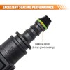 Tuxihapp 2PCS Plastic Fuel Line Quick Connector, Push-On Fuel Hose
