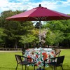 EHouseHome Outdoor and Indoor 60inch Round Tablecloth with Umbrella Hole