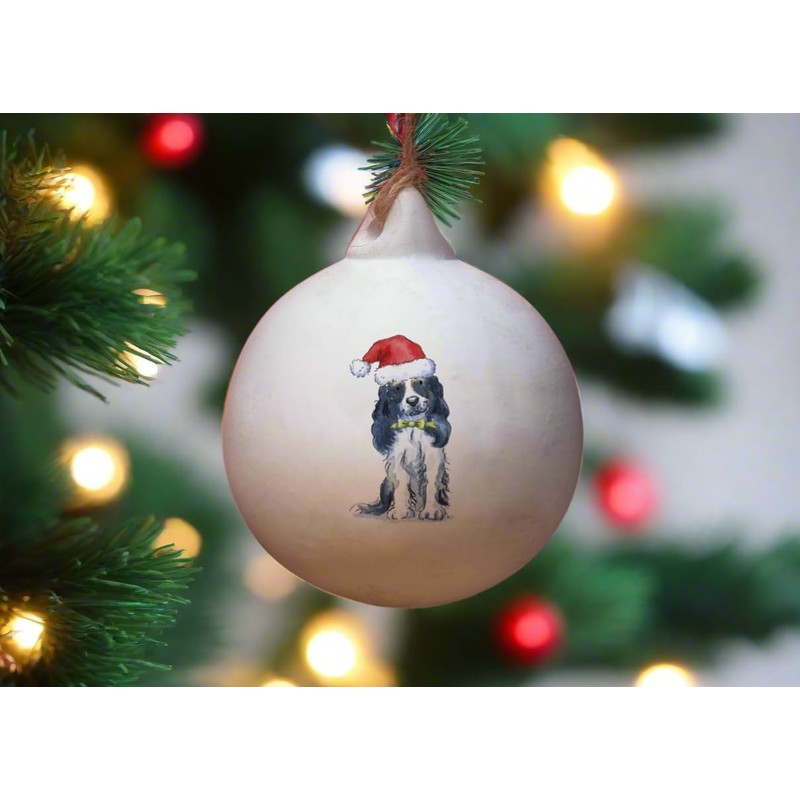 Image Industry Cocker Spaniel Ceramic Bauble - Tree Decoration -