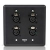 SoundTools WallCAT Female XLR Black – 4 Channel XLR Wall