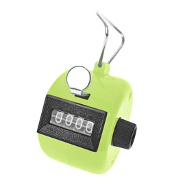 TopTie ABS Hand Tally Counter, 4-Digit Mechanical Golf Clicker Counter Handheld, Lap Number Counter - Green