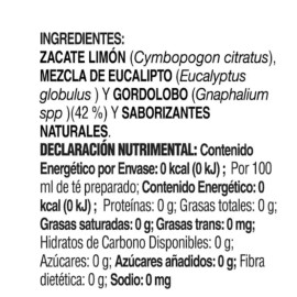 McCormick Te de Eucalipto gordolobo y zacate limon 20 tea bags natural