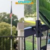 Funtery Parasol Holder Balcony Railing, Parasol Stand, Robust Balcony Umbrella