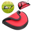 Golf Putter Protection Covers Headcover Semicircle PU Leather Guard Waterproof