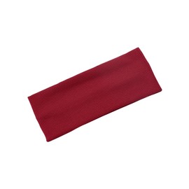 RPZL Luxury Ribbed Headband | Ultra-Soft & Stretchy | Premium Quality Accessory (Ruby, Single)
